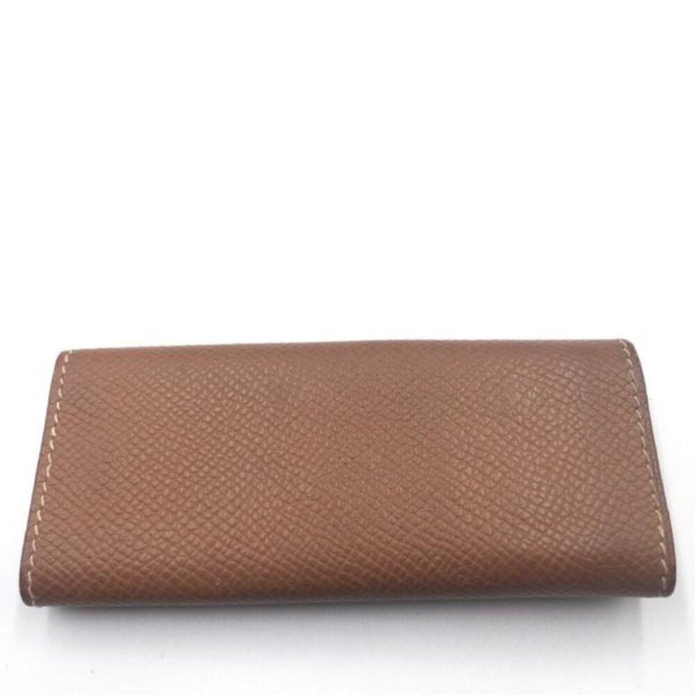 Hermes Key Case Gold Veau Epsom 4 Rows Key Holder - Picture 2 of 10